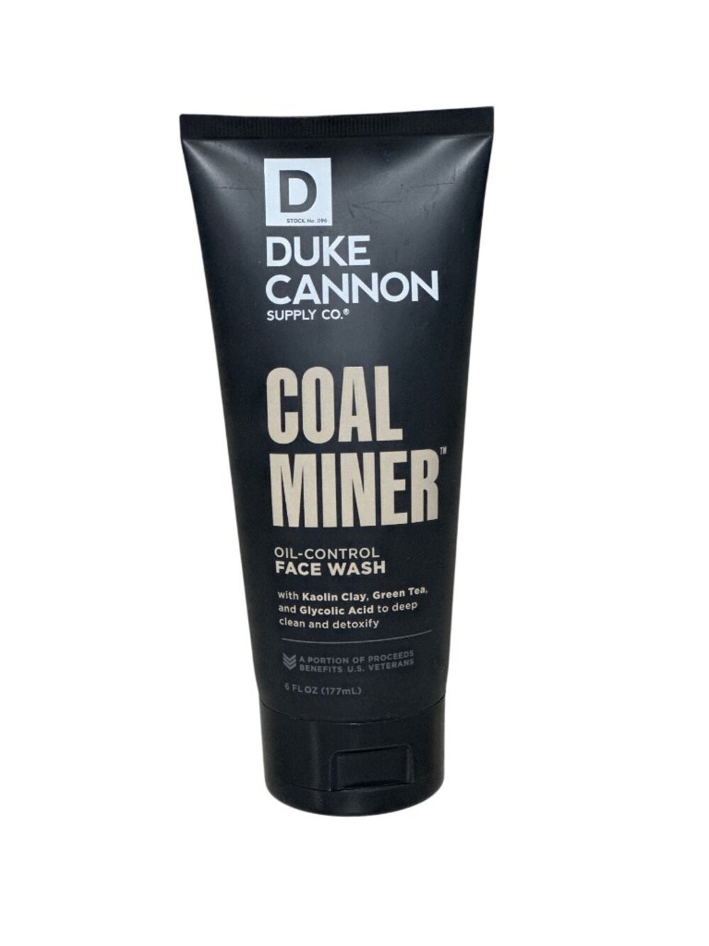 Duke Cannon Coal Miner Oil-Control Face Wash 6 Fl Oz